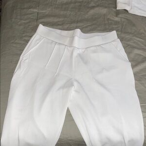 White Jogger Pants